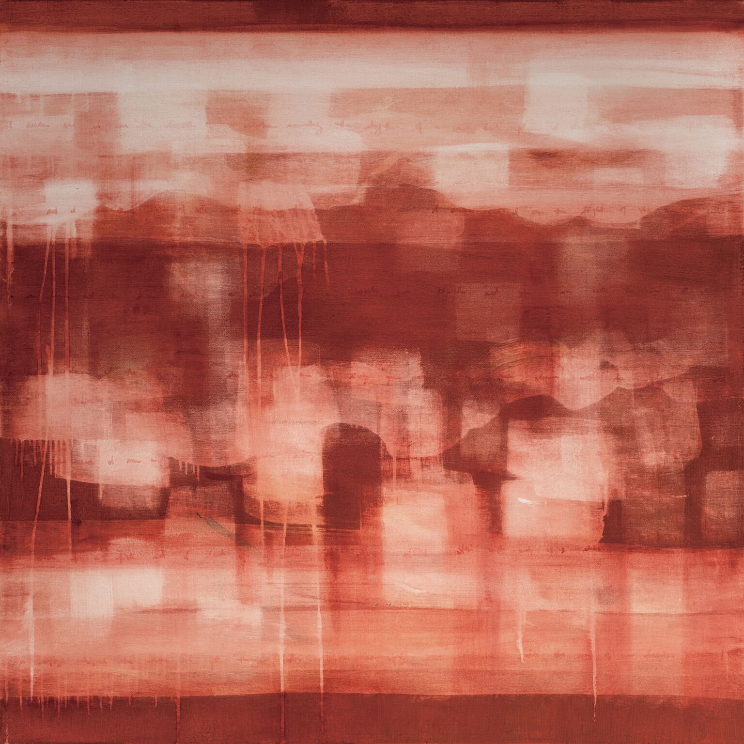 "Mars," Acrylic on canvas 48'' x 48'' 
