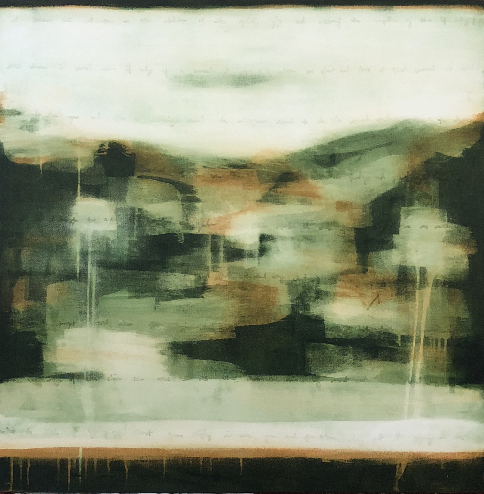 "Calliope," Acrylic on canvas 36'' x 36'' 